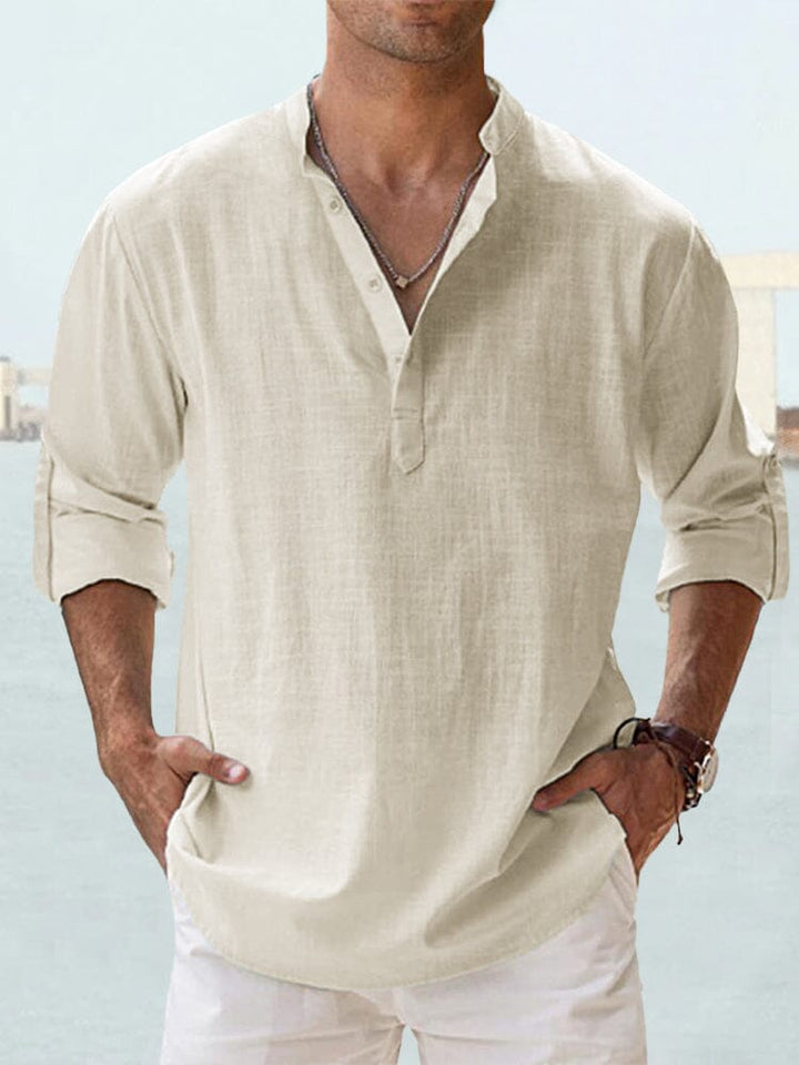 Camicia da uomo per vacanze e passeggiate estive