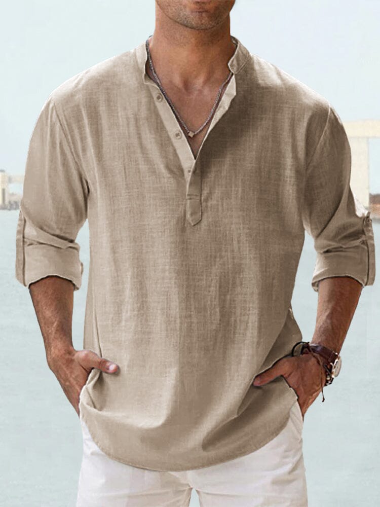 Camicia da uomo per vacanze e passeggiate estive