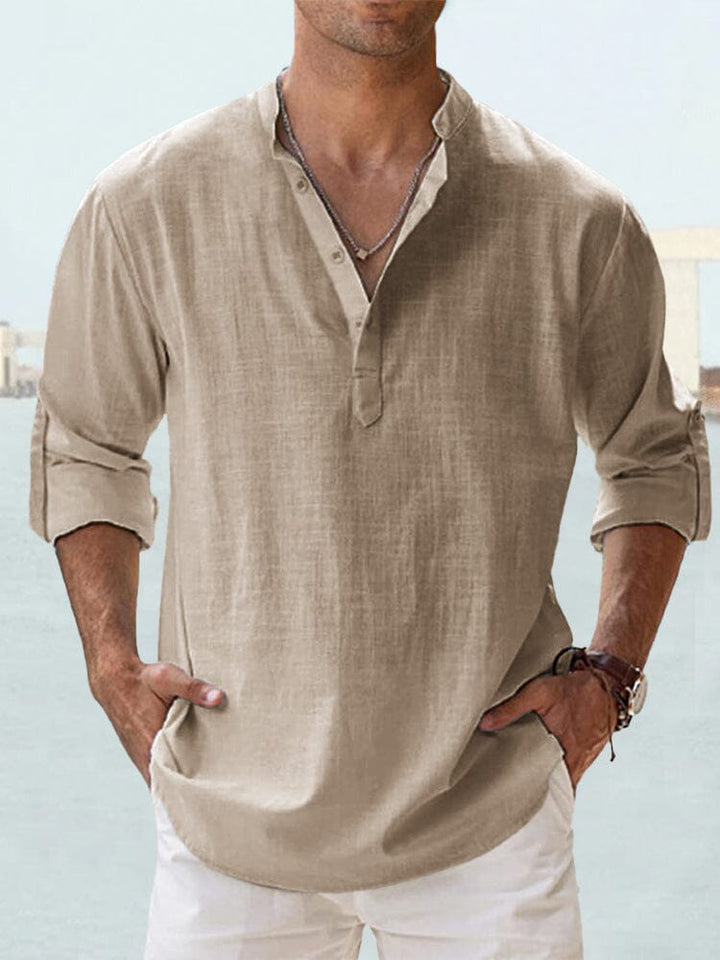 Camicia da uomo per vacanze e passeggiate estive