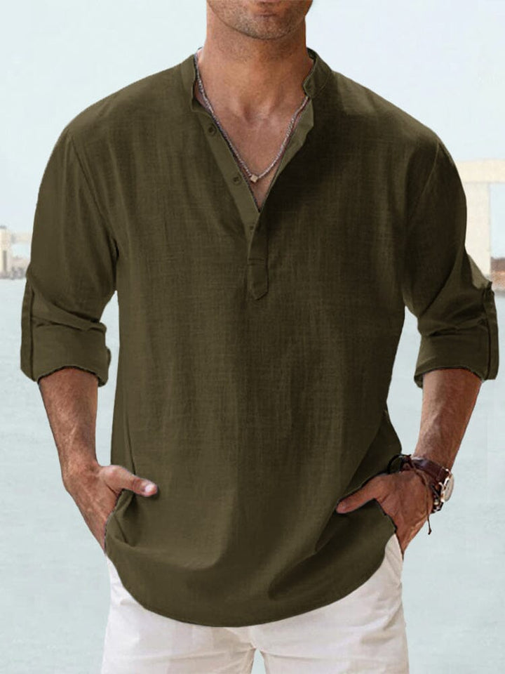 Camicia da uomo per vacanze e passeggiate estive