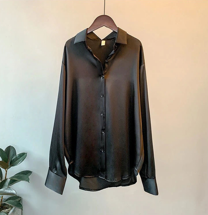 Camicia elegante da donna a maniche lunghe per uso quotidiano