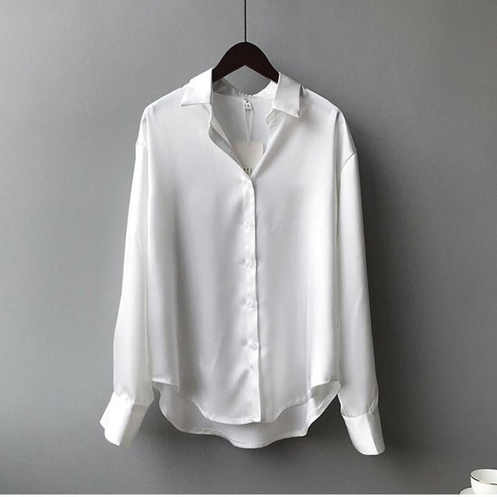Camicia elegante da donna a maniche lunghe per uso quotidiano