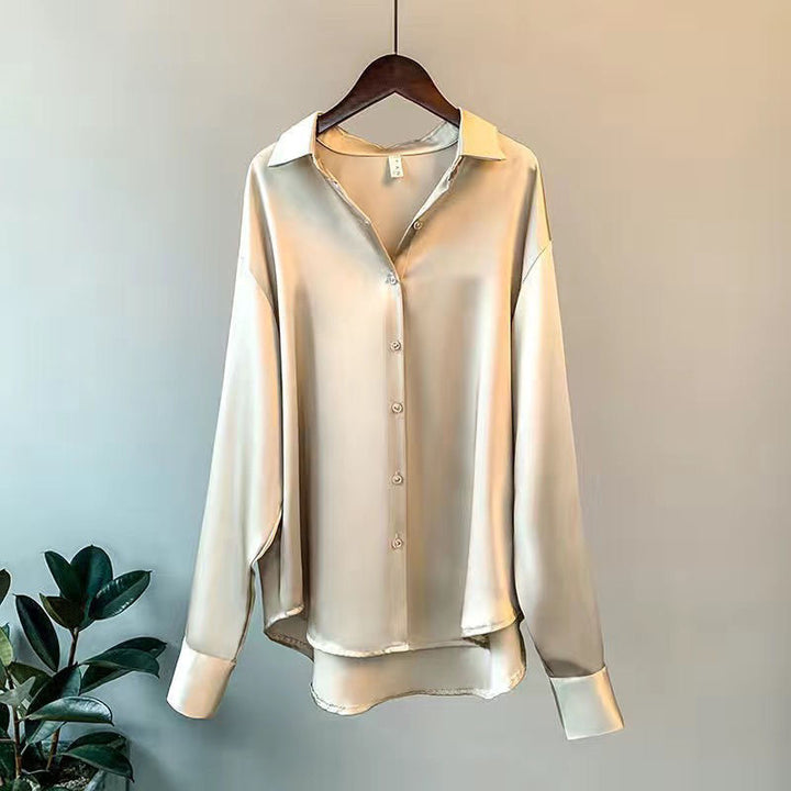 Camicia elegante da donna a maniche lunghe per uso quotidiano