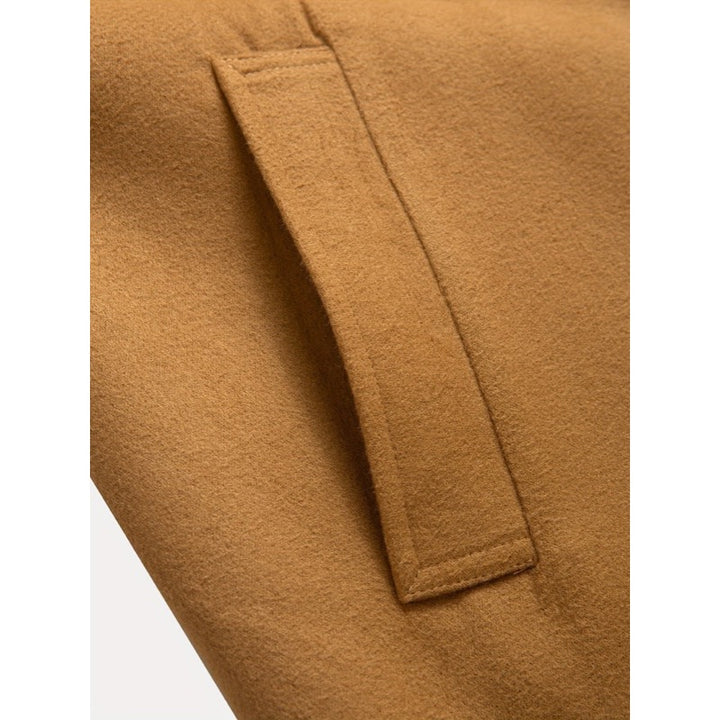 Cappotto lungo da uomo sartoriale con revers – dettaglio 4