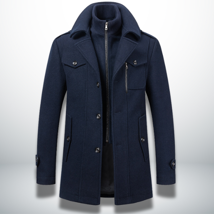 Eleganter Herrenmantel für den Winter