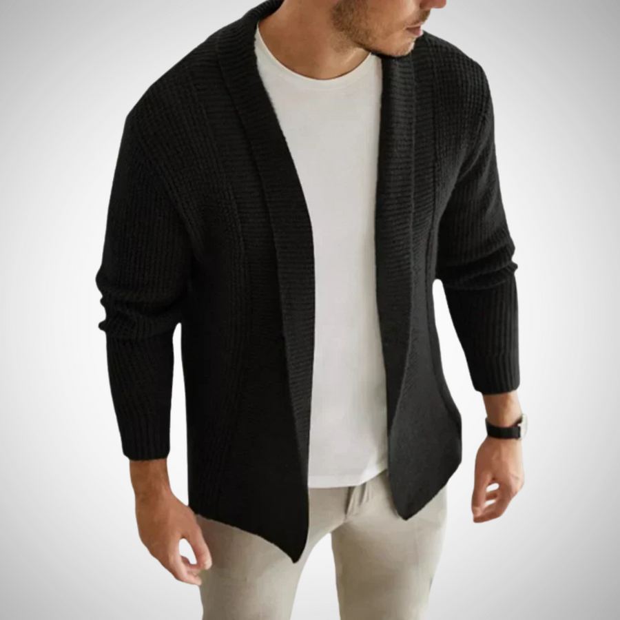 Offener Herren-Cardigan für kühle Tage