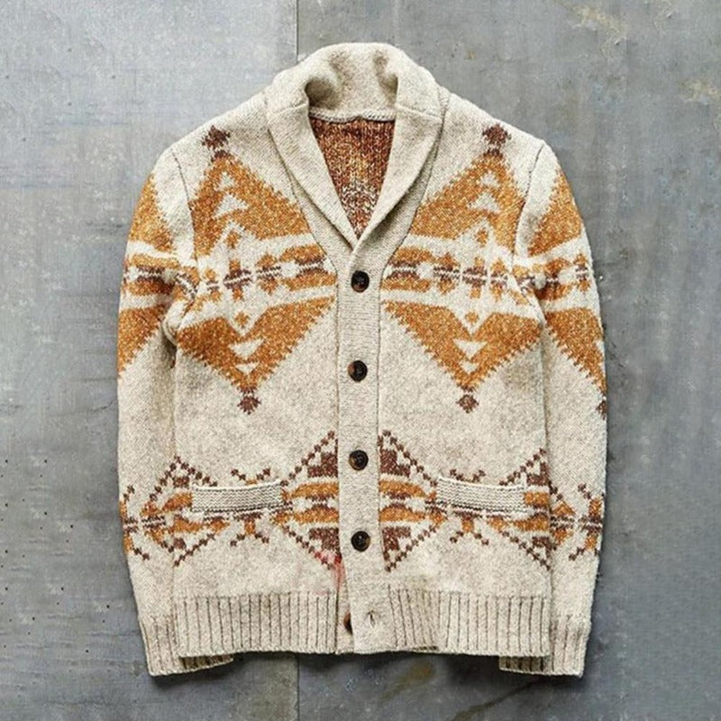 Cardigan Uomo Lavorato a Maglia