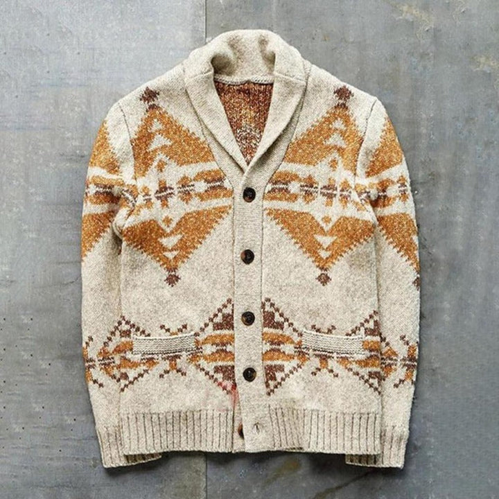Cardigan Uomo Lavorato a Maglia