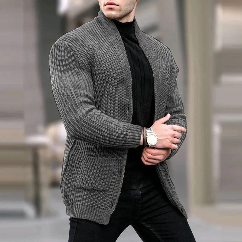 Cardigan Uomo Lavorato a Maglia