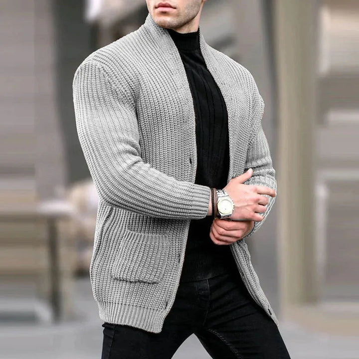 Cardigan Uomo Lavorato a Maglia