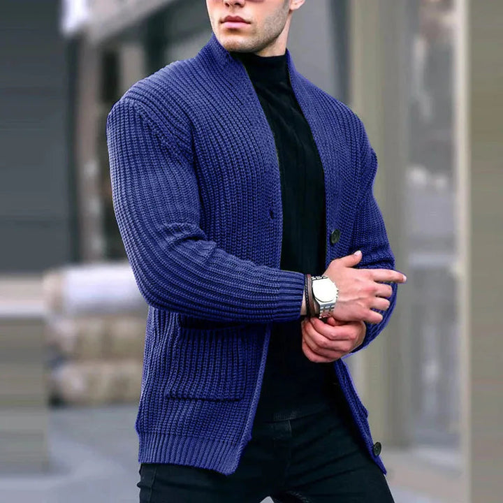 Cardigan Uomo Lavorato a Maglia