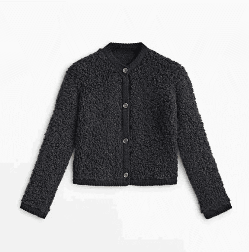 Cardigan da donna con bottoni per tempo libero e stagioni fresche