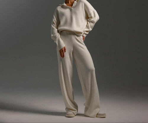 Completo Donna con Felpa e Pantaloni Ampi