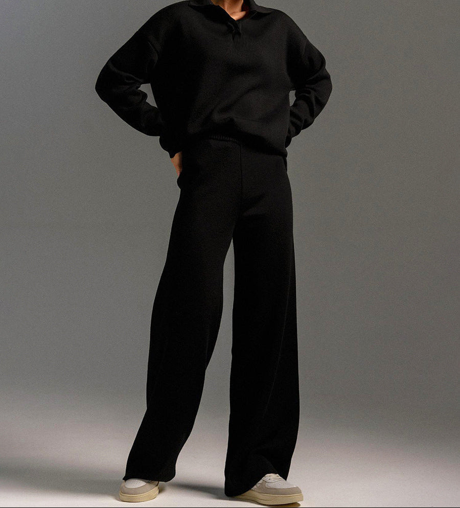 Damen-Set mit Sweatshirt und weiter Hose