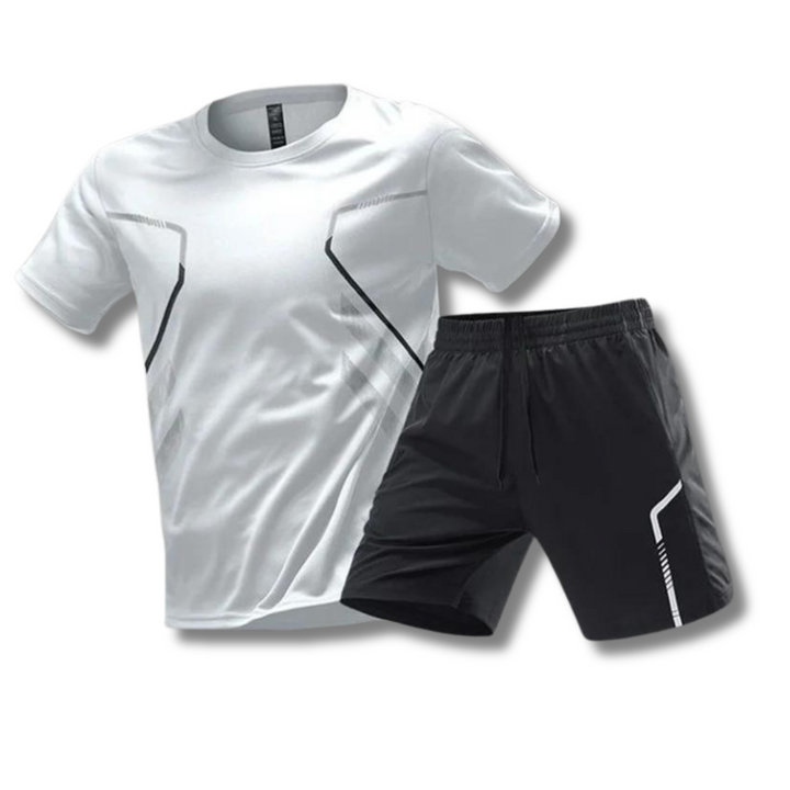 Completo Sportivo Uomo T-shirt Shorts Casual Allenamento Estivo