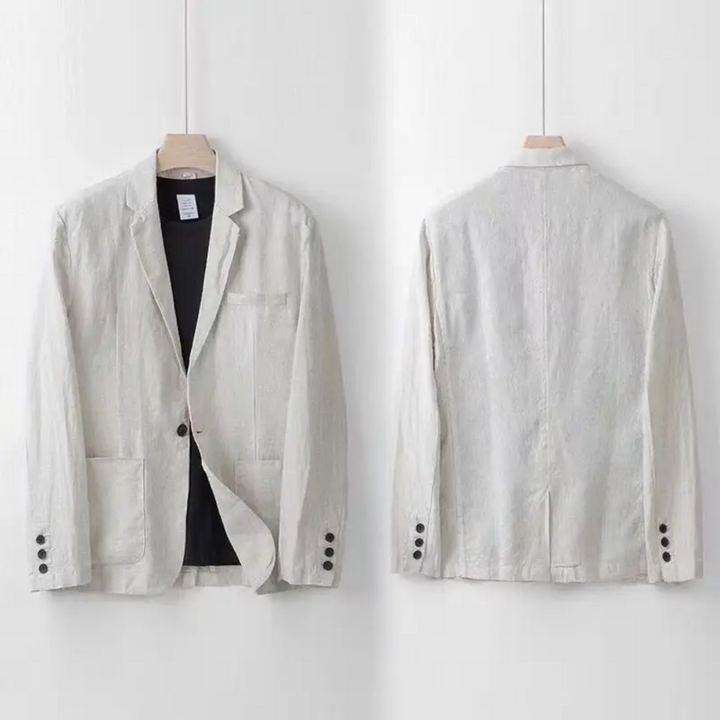 Beige completo uomo blazer e pantaloni – vista 4