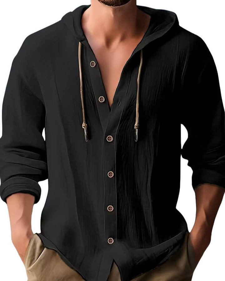 Felpa Uomo con Cappuccio dalla Linea Quotidiana