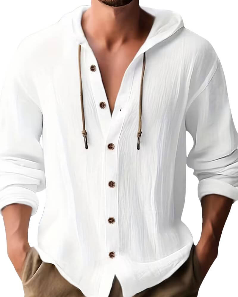 Herren-Sweatjacke mit Kapuze im Alltagsstil