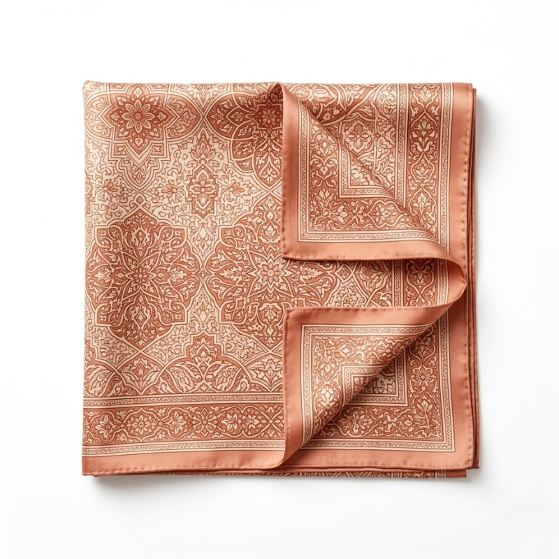 Foulard in Seta Stampato
