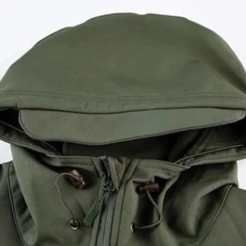Giacca softshell da uomo con cappuccio – dettaglio 7
