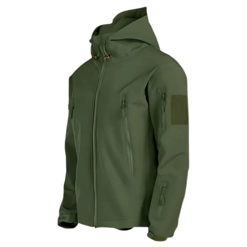 Giacca softshell da uomo con cappuccio – dettaglio 2