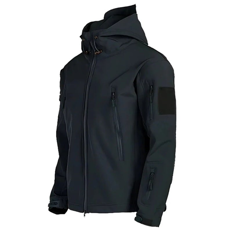 Giacca softshell da uomo con cappuccio – dettaglio 3