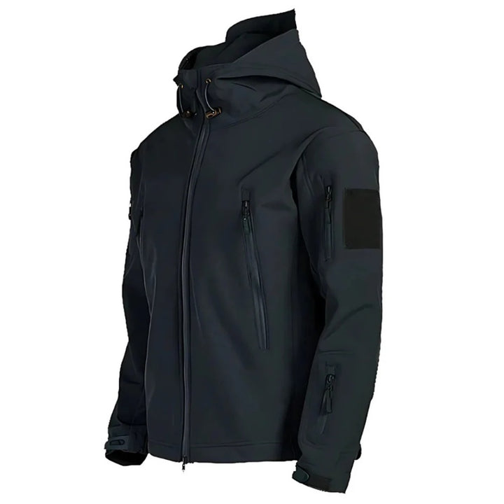 Giacca softshell da uomo con cappuccio – dettaglio 3