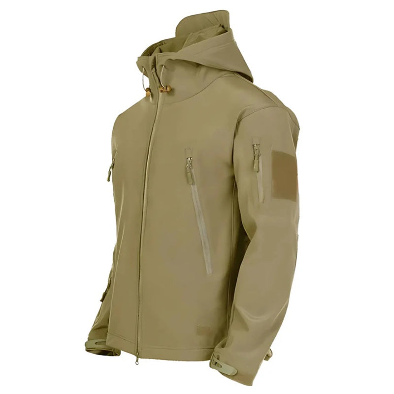Giacca softshell da uomo con cappuccio – dettaglio 4