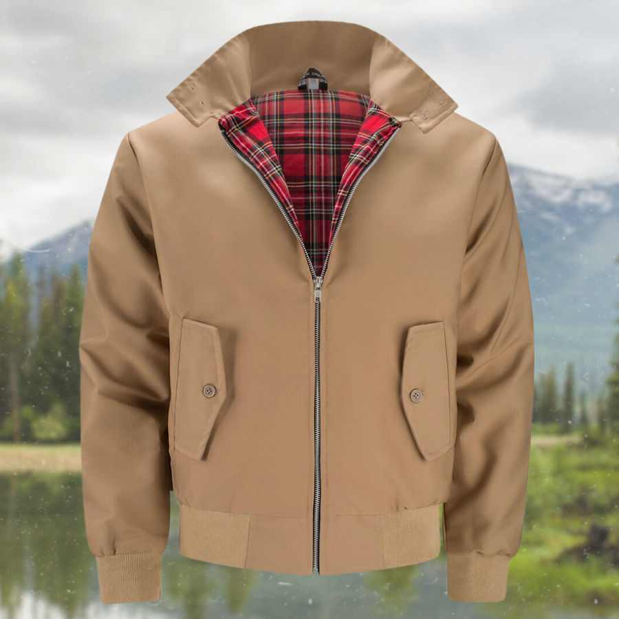 Herren-Harringtonjacke für die Übergangszeit