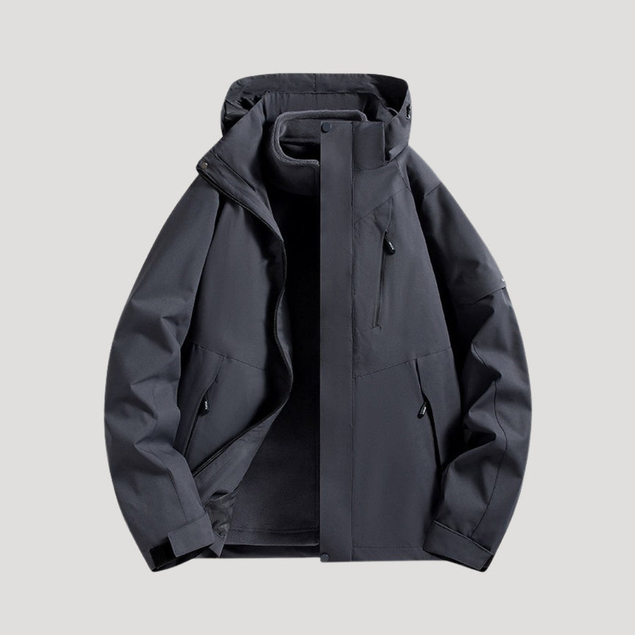 Herrenjacke mit Kapuze für kalte Tage