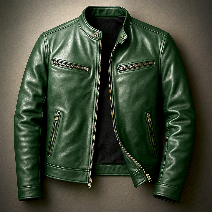 Giacca Uomo in Stile Biker