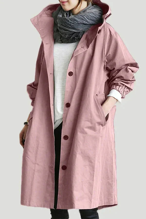 Giacca da Pioggia da Donna con Cappuccio