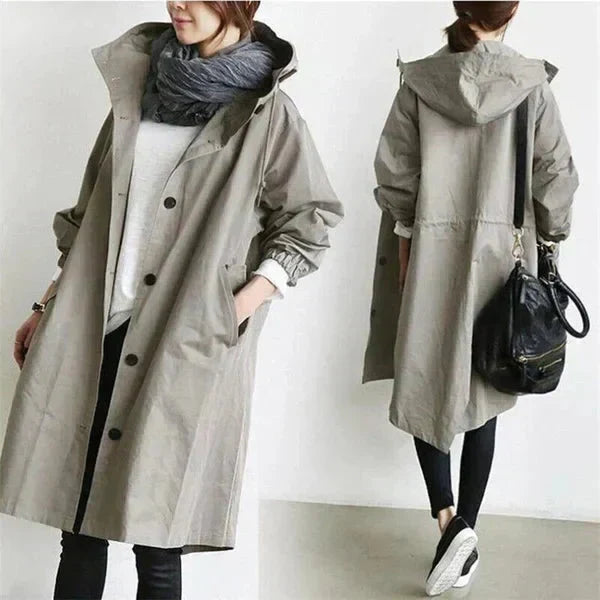 Giacca da Pioggia da Donna con Cappuccio