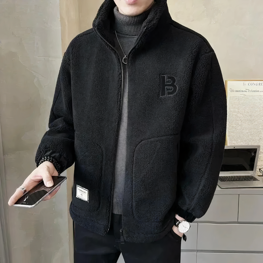 Giacca da Uomo con Collo Alto Invernale