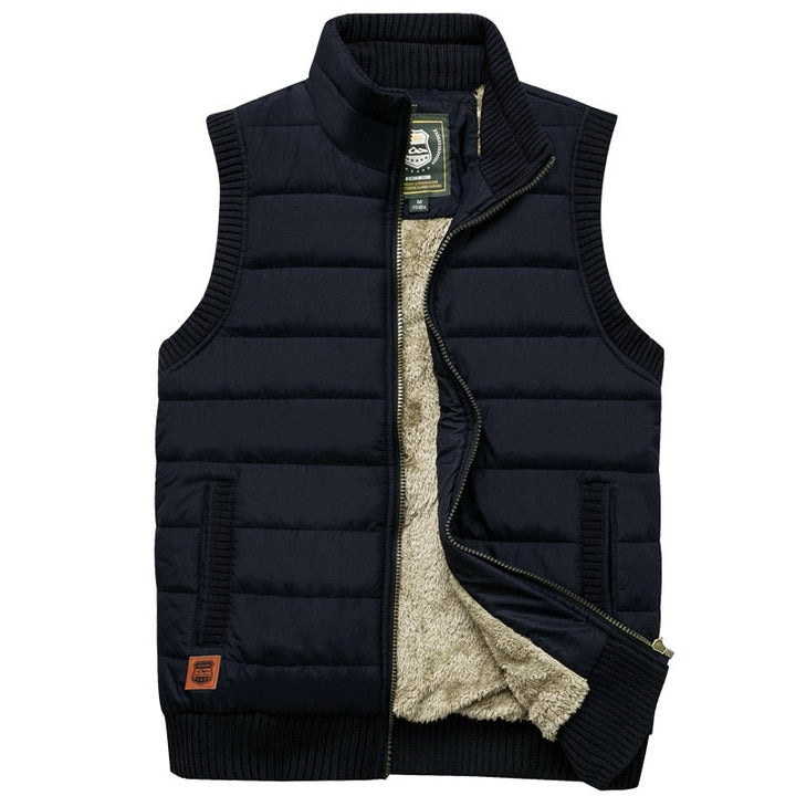 Gilet Uomo con Colletto Alto per Giornate Fredde