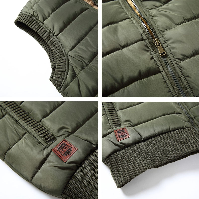 Gilet Uomo con Colletto Alto per Giornate Fredde