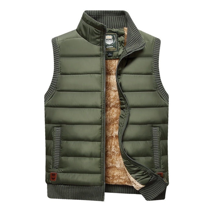 Gilet Uomo con Colletto Alto per Giornate Fredde