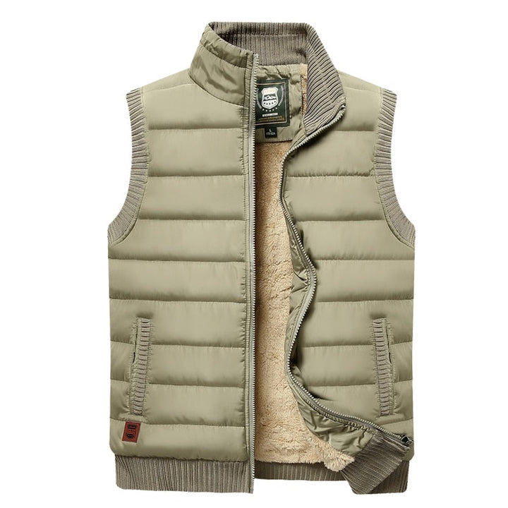 Gilet Uomo con Colletto Alto per Giornate Fredde