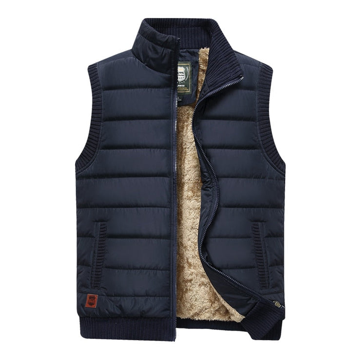 Gilet Uomo con Colletto Alto per Giornate Fredde