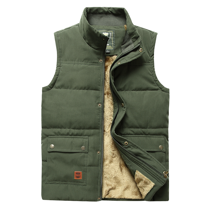 Gilet Uomo con Colletto Alto per Giornate Fredde