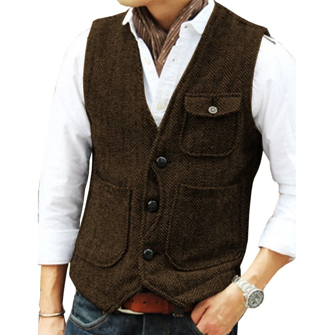 Gilet Uomo dalla Linea Classica