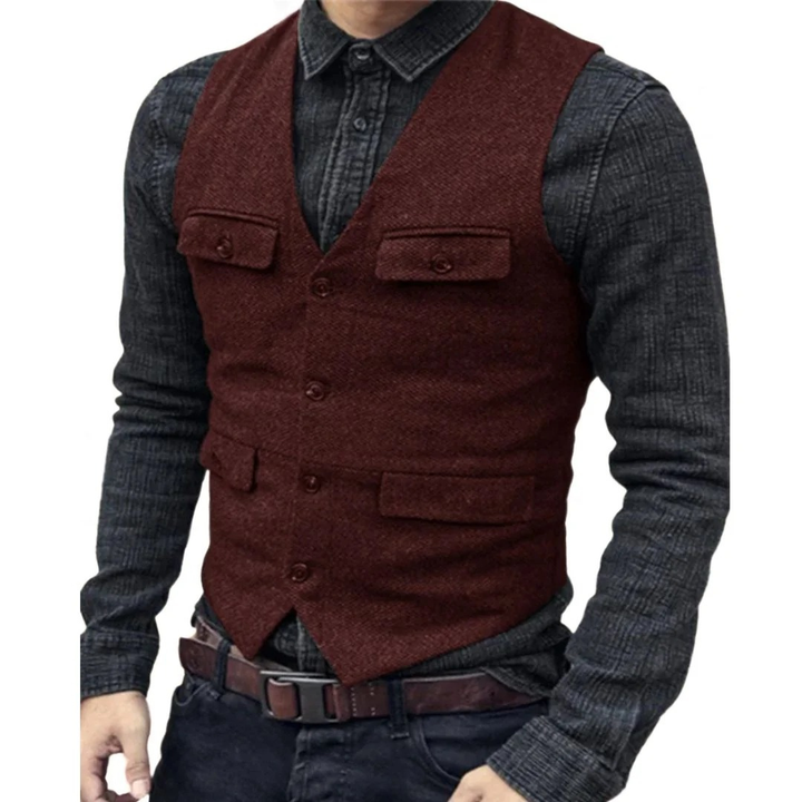 Gilet Uomo dalla Linea Tradizionale