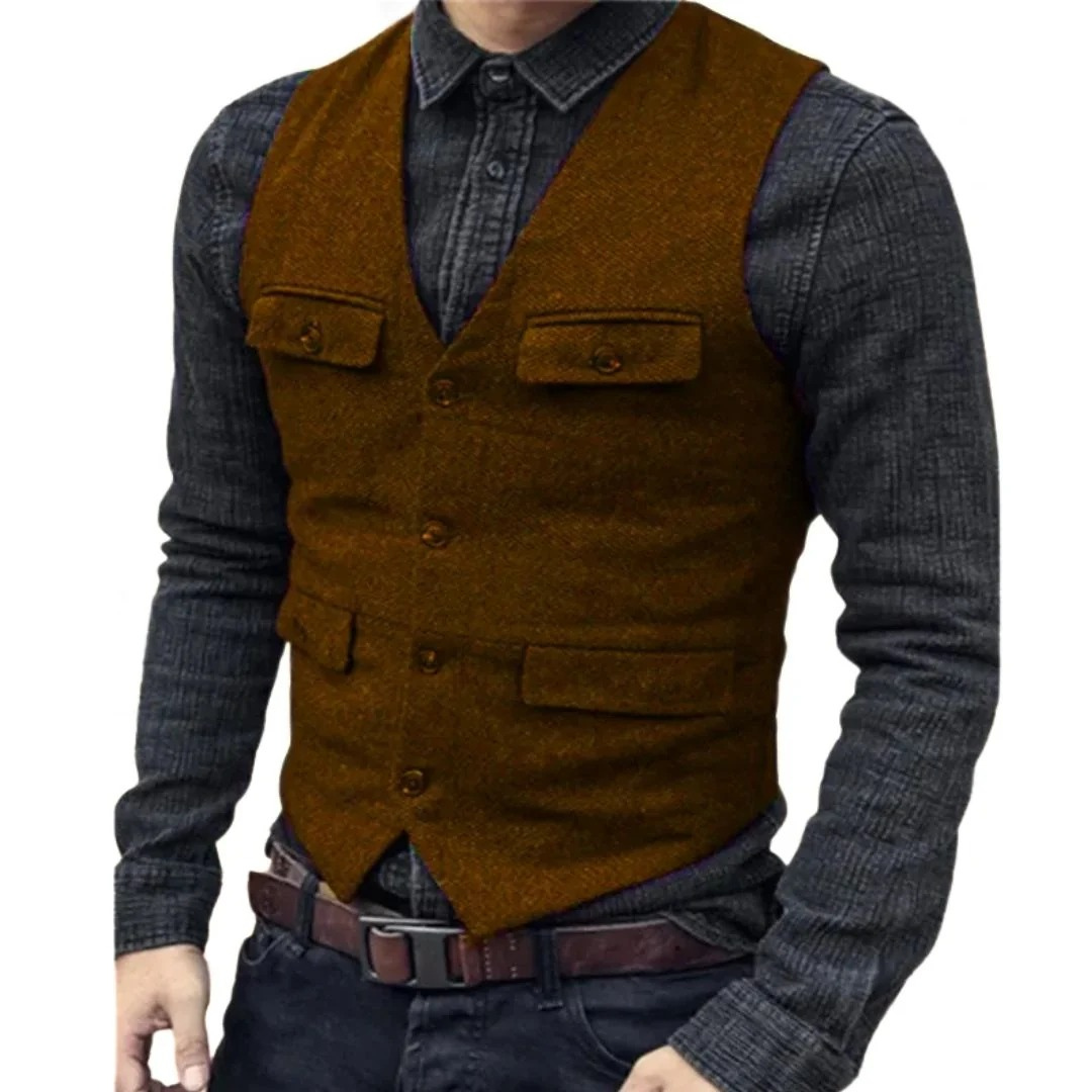 Gilet Uomo dalla Linea Tradizionale
