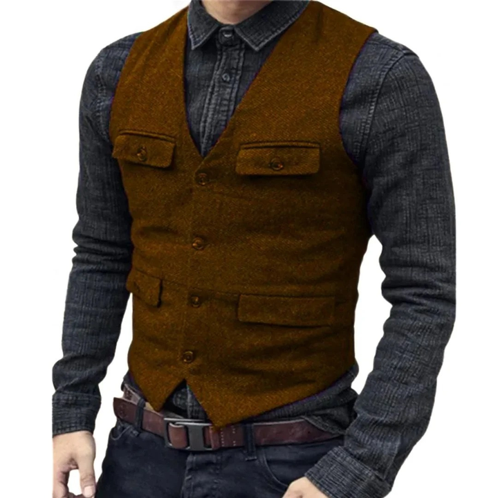 Gilet Uomo dalla Linea Tradizionale
