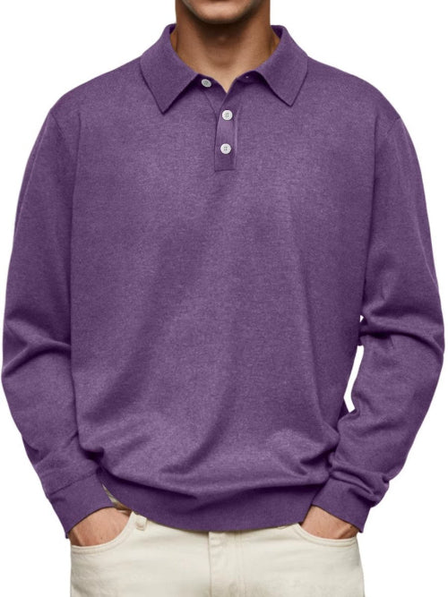 Maglia Polo Uomo a Collo Classico Quotidiano