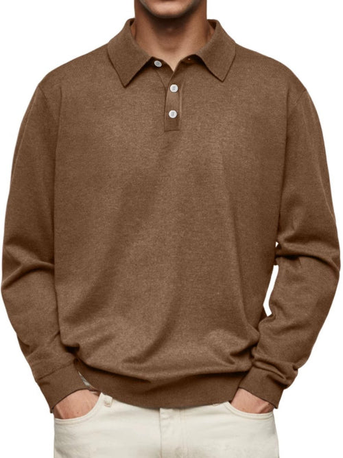 Maglia Polo Uomo a Collo Classico Quotidiano