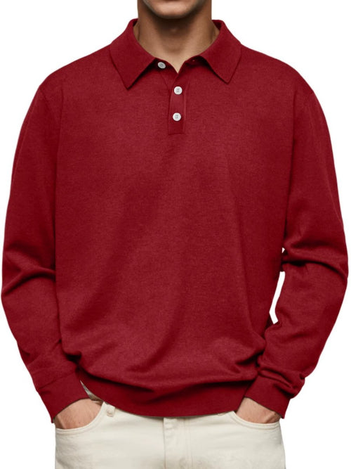 Maglia Polo Uomo a Collo Classico Quotidiano