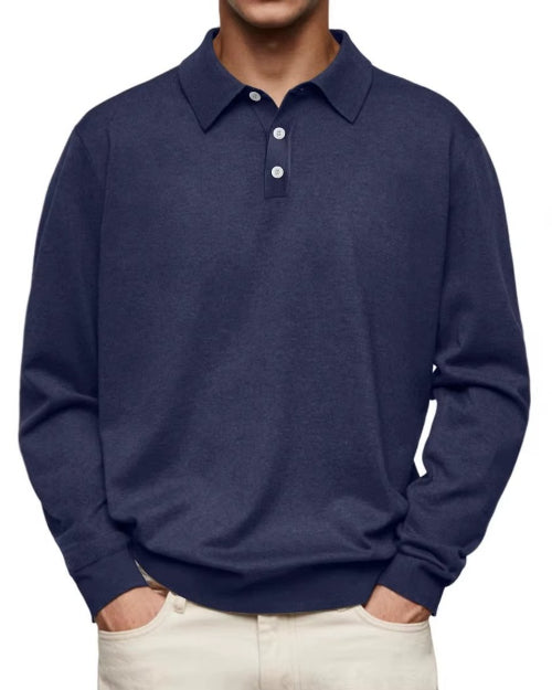Maglia Polo Uomo a Collo Classico Quotidiano