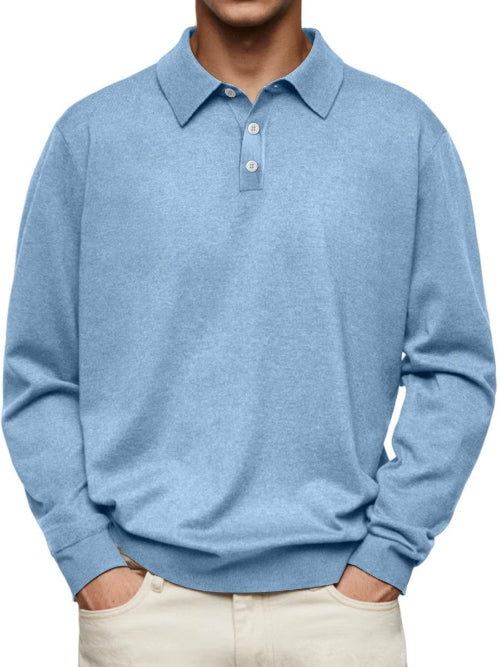 Maglia Polo Uomo a Collo Classico Quotidiano