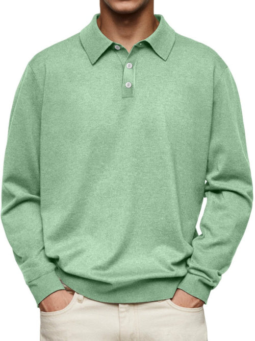 Maglia Polo Uomo a Collo Classico Quotidiano